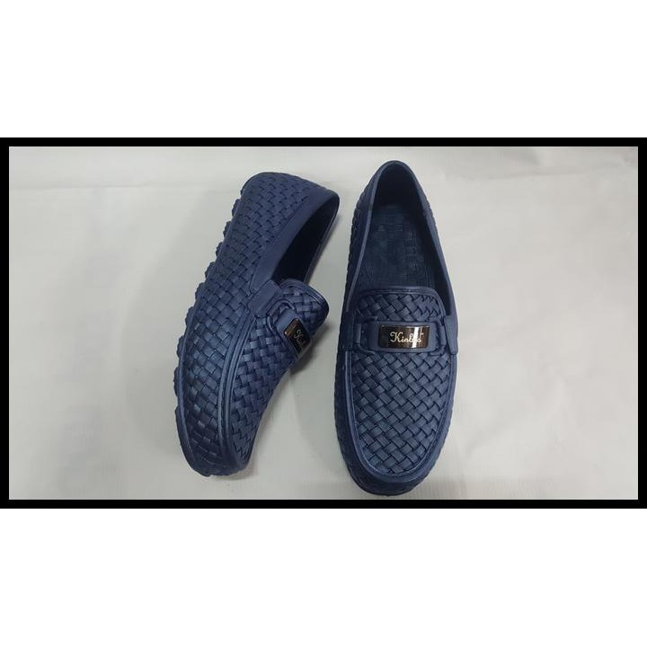 DISKON SEPATU PANTOFEL KARET PRIA KEKINIAN IMPORT KINBOS 