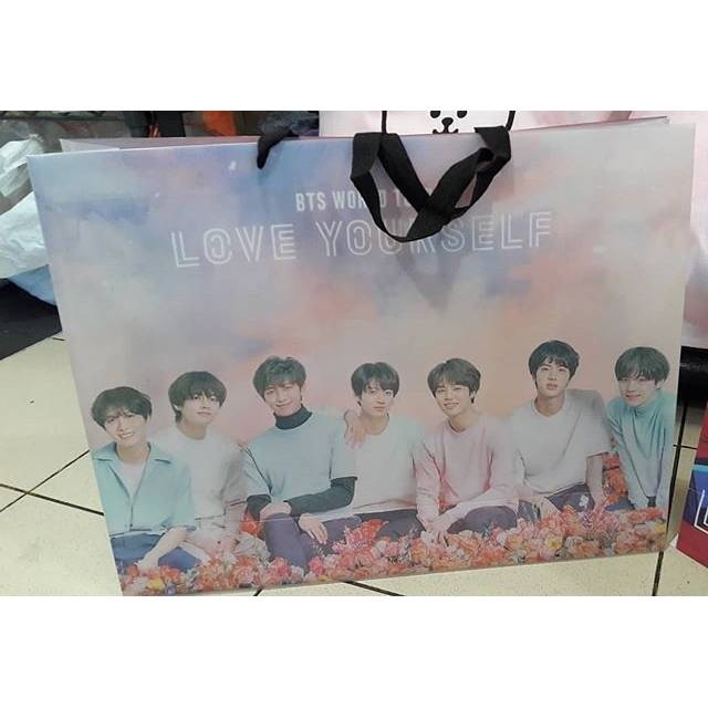 BTS DAN WINNER PLASTIC BAG / BAG TRANSPARAN