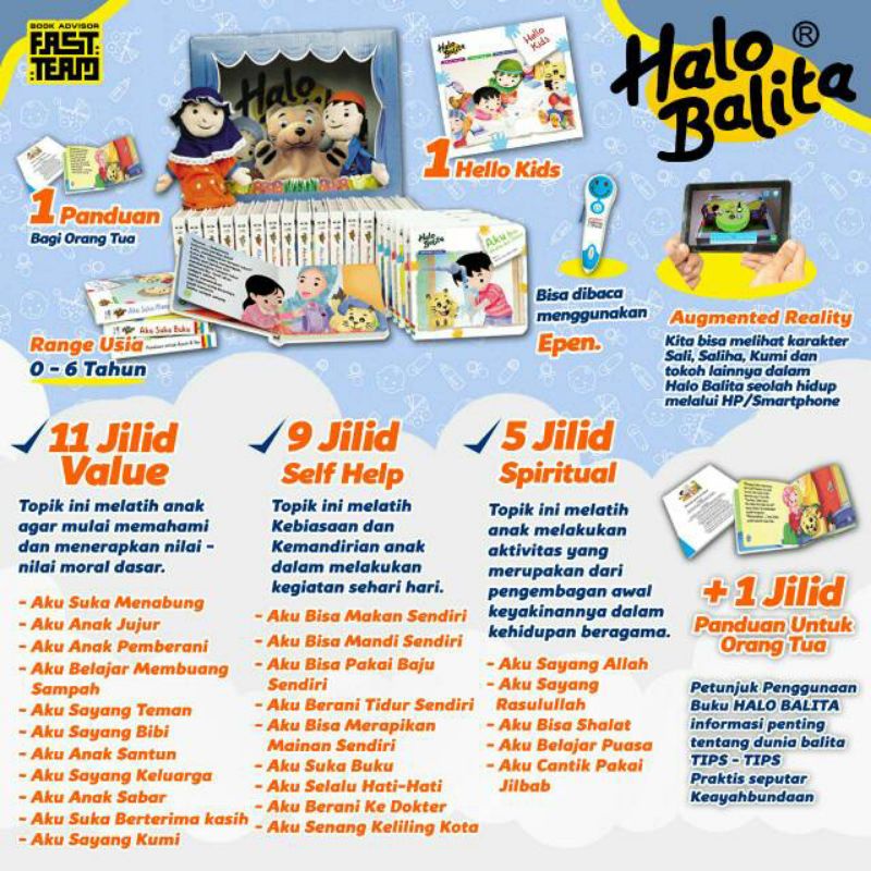 Arisan aman paket halo balita / paket lengkap halo balita-1