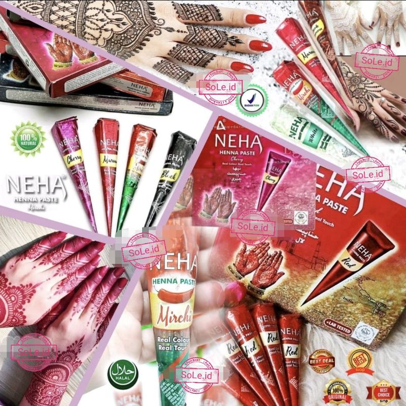 NEHA HENNA PASTE BPOM