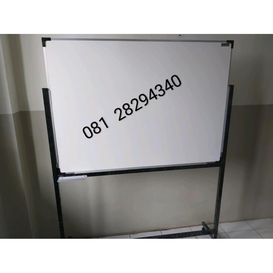 

whiteboard stand roda 90x120