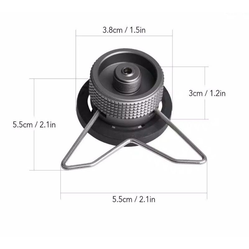 Adaptor CampingMoon Z10 kompor camping moon adapter portable mini Ultralight