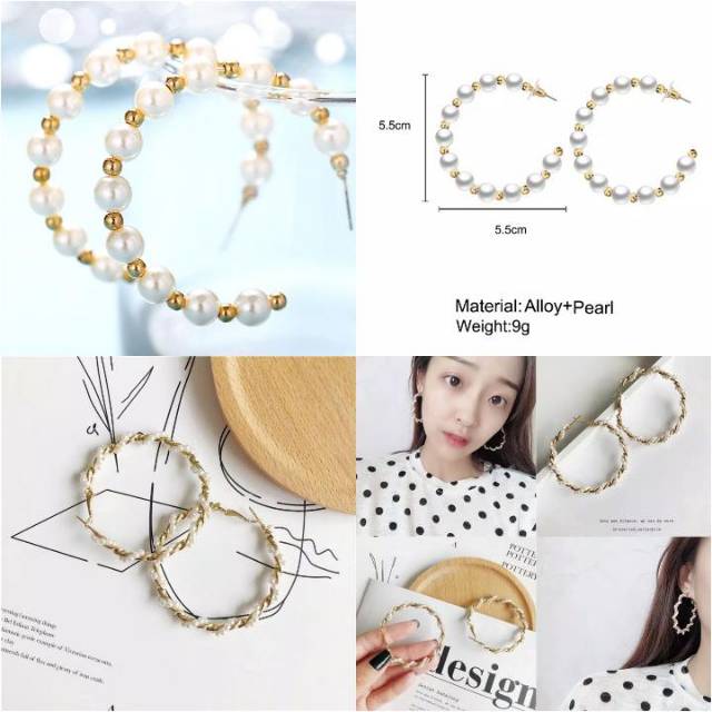 Anting bulat korea