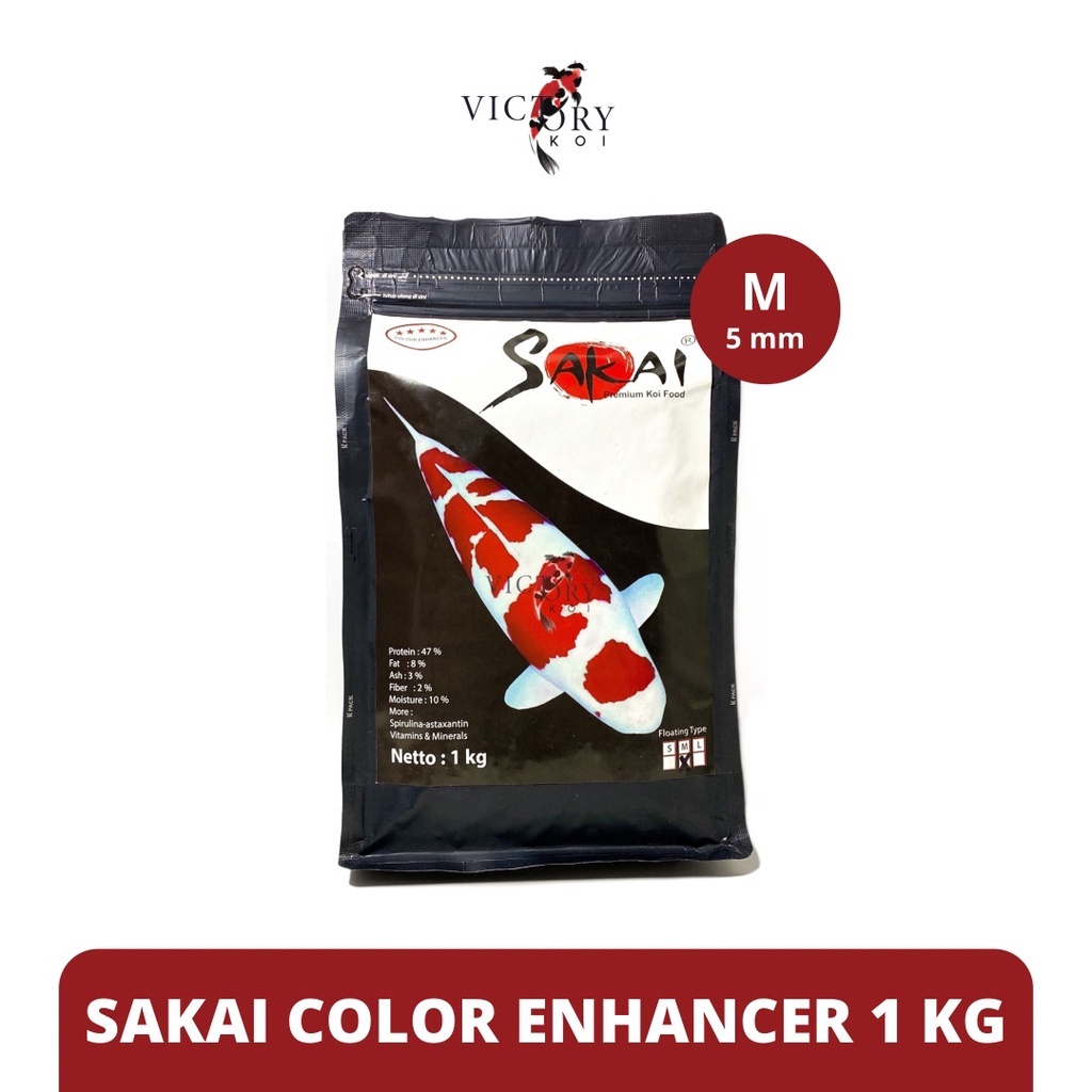 SAKAI Color Enhancer (Max Growth & Color) Pakan Ikan Koi Import