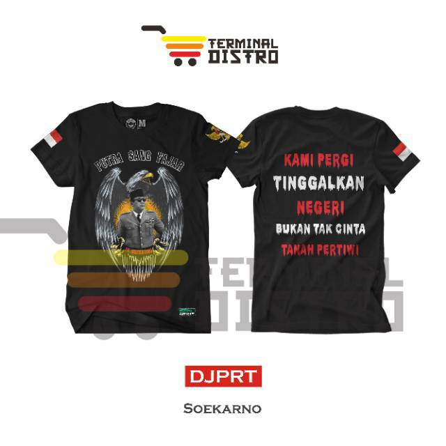 DISKON  Kaos Anak Rantau SOEKARNO - Distro Bandung Ori - DJEPUT ORIGINAL - Perantau
