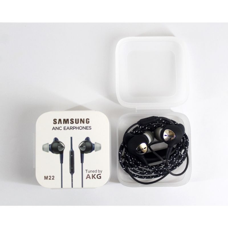 AKG HEADSET SAMSUNG EXTRA BASS + VOLUME EARPHONE SAMSUNG A22 A32 A52 M22 A02 A02S A11 A12