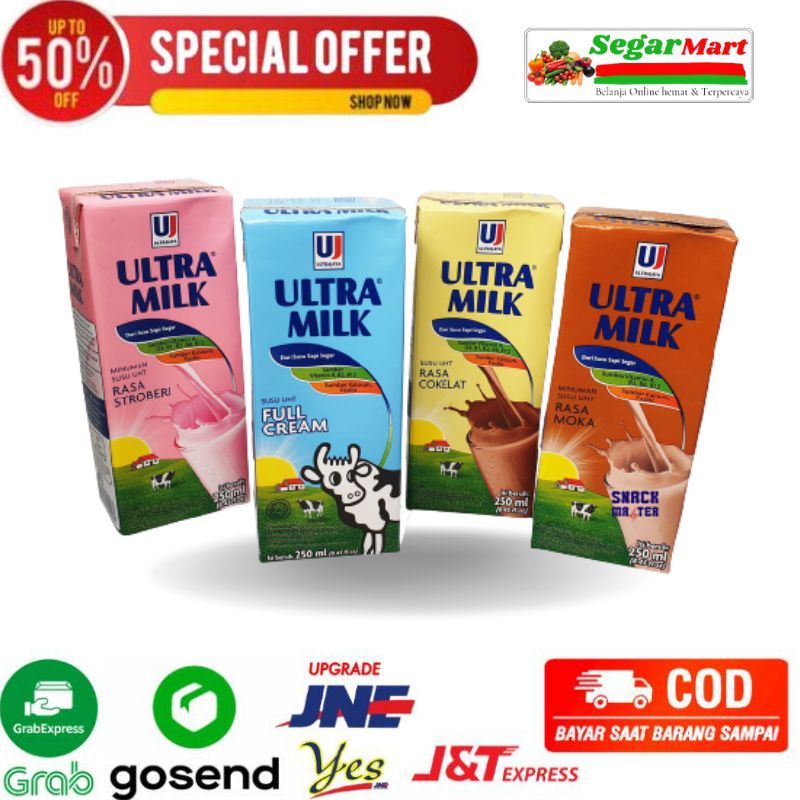 

Susu UHT ultra milk 250 ml segarmart