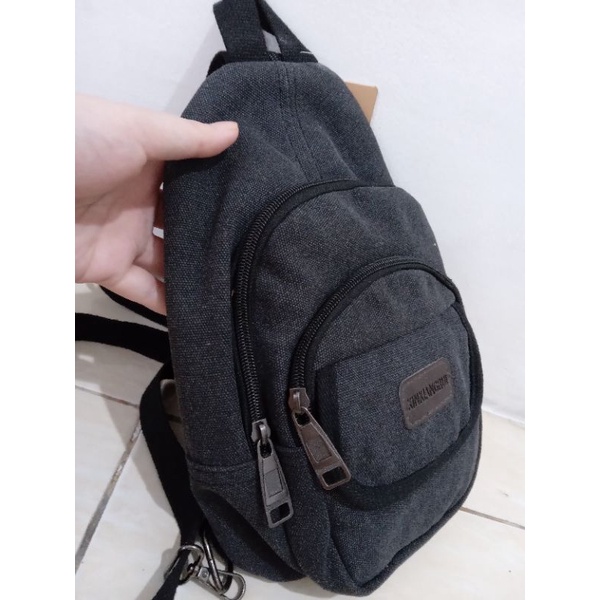 waistbag ransel 3in1 kanvas tipe 891