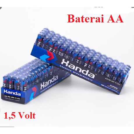 Baterai Battery Batre Batere Batu AA A2 Non rechargeable bukan ABC