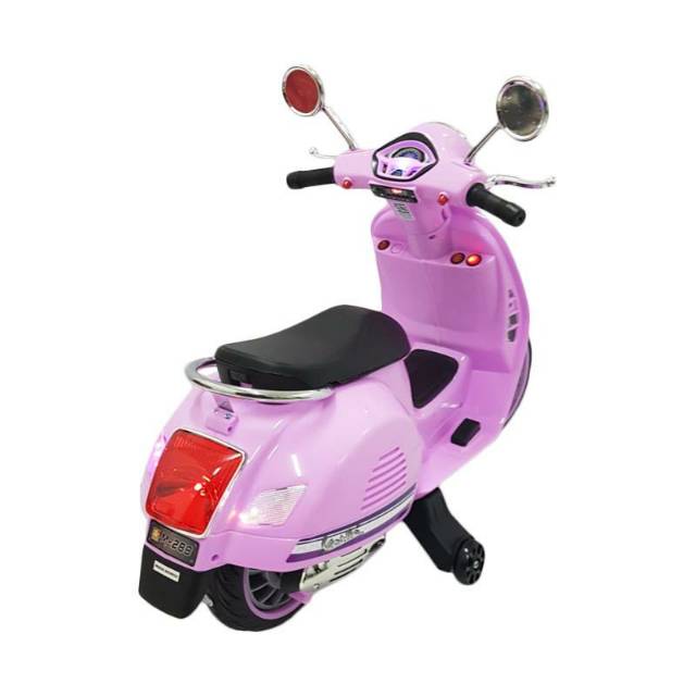 Mainan Motor Aki Vestic M288 PMB vespa anak accu aki charge ride on Makassar