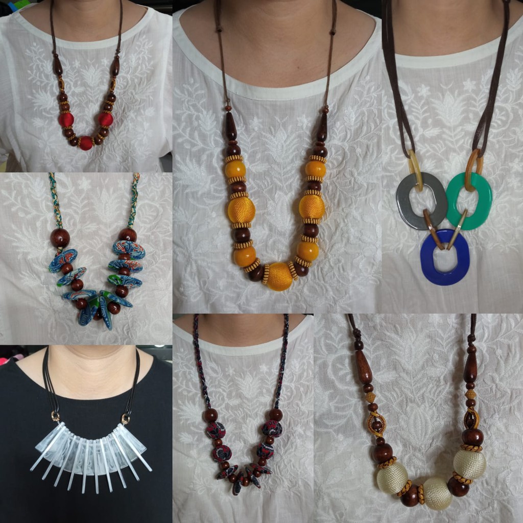 KALUNG ETNIK AKSESORIS WANITA FASHION
