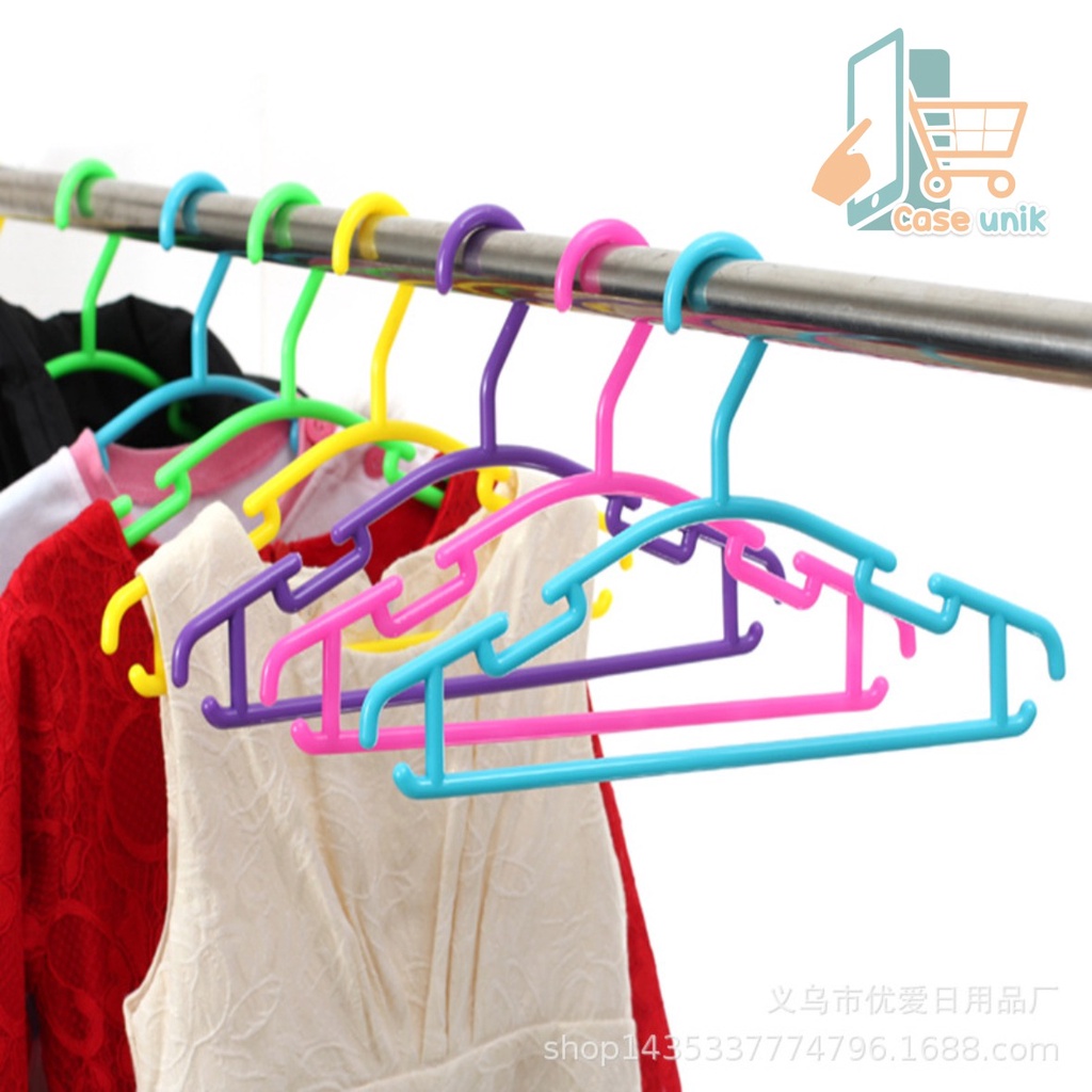 RT63 HANGER GANTUNGAN HOOK JEMURAN PAKAIAN BAJU ANAK BAYI MINI SERBAGUNA CS3896