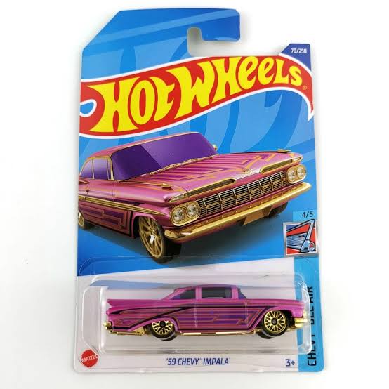 NEW 2022! | 59 CHEVY IMPALA Ungu Diecast Hot Wheels HW Hotwheels Real Car D22 Mobil Mainan Anak Cocok Untuk Balap Balapan Racing Race