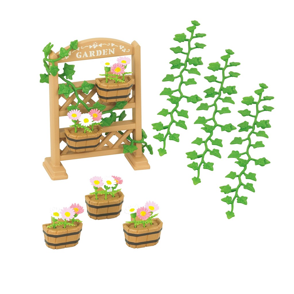 SYLVANIAN FAMILIES ORIGINAL 5224 - GARDEN DECORATION SET