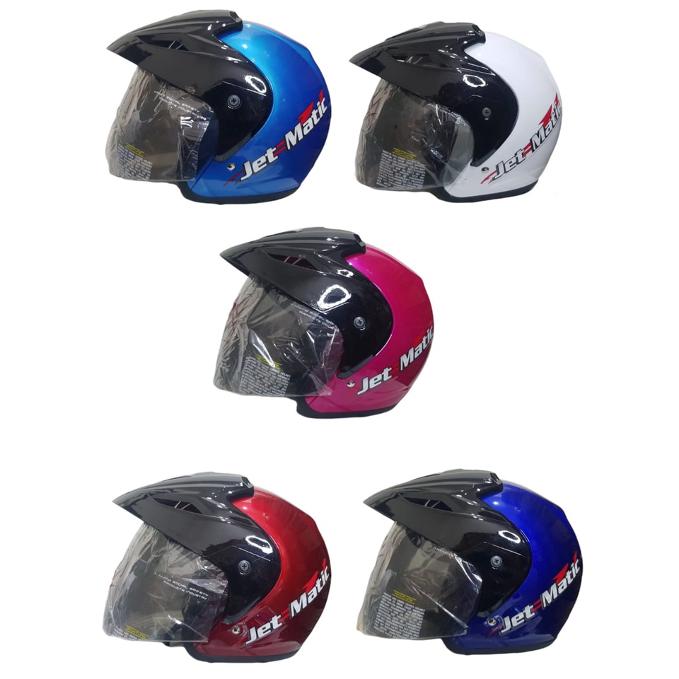 HELM SNI STANDAR ukuran medium visor single helm dewasa COCOK UNTUK CEWEK COWOK HELM BAGUS DAN NYAMAN