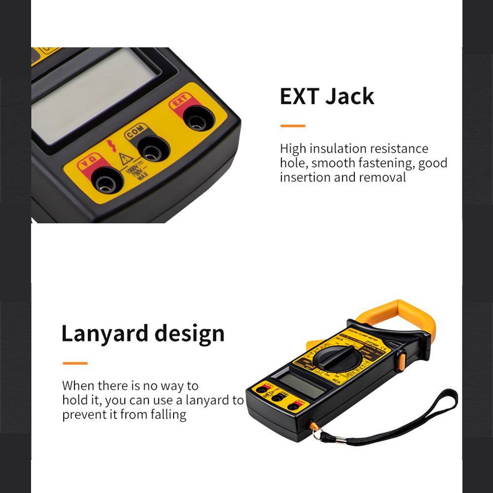 Solighter Digital Clamp Meter Multifungsi Data Show Auto Multimeter True RMS Tester Arus Listrik