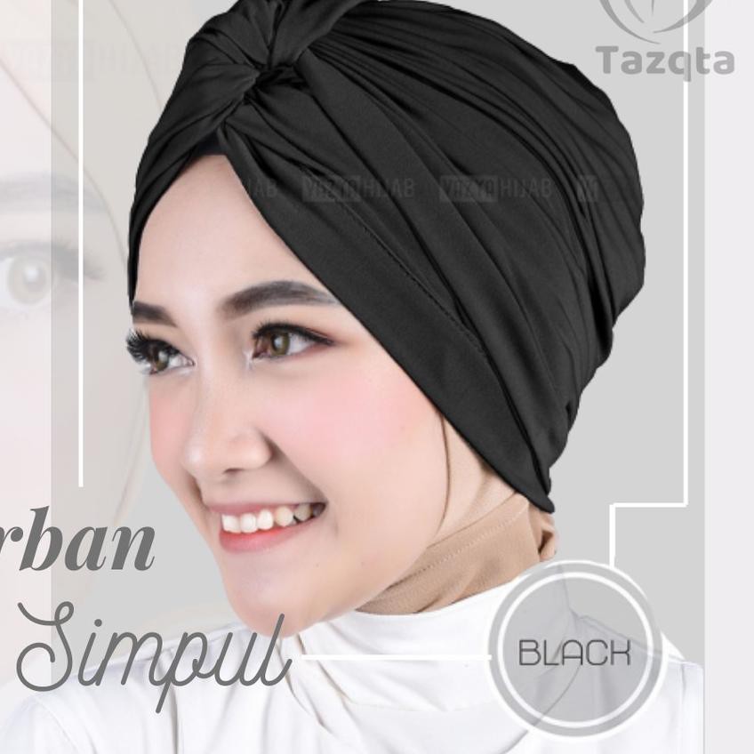 TURBAN DEWASA / TURBAN WANITA / TURBAN SIMPUL JERSEY SUPER / TURBAN TAZQTA >>>