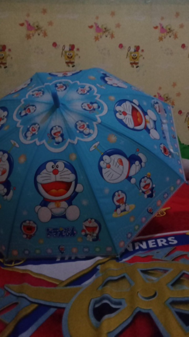 Payung Anak/karakter Disney/3d Bns Peluit