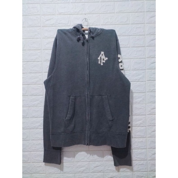 HOODIE ZIPPER ABERCROMBIE SECOND ORIGINAL