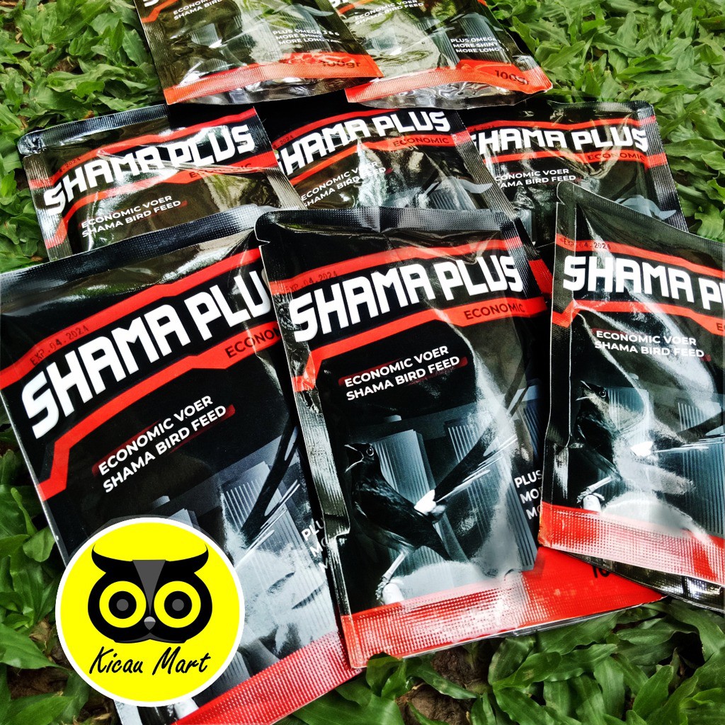 SHAMA PLUS SEMPATI REGULAR PUR VOER PAKAN BURUNG MURAI BATU TROTOL TEPUNG SERANGGA INSECT BLEND SHMRED