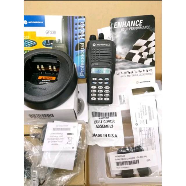 JUAL HT MOTOROLA GP338 VHF INCLUDE ORIGINAL