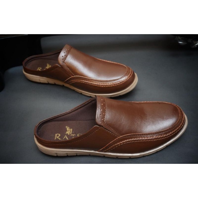 sendal sepatu pria kulit asli 100% original