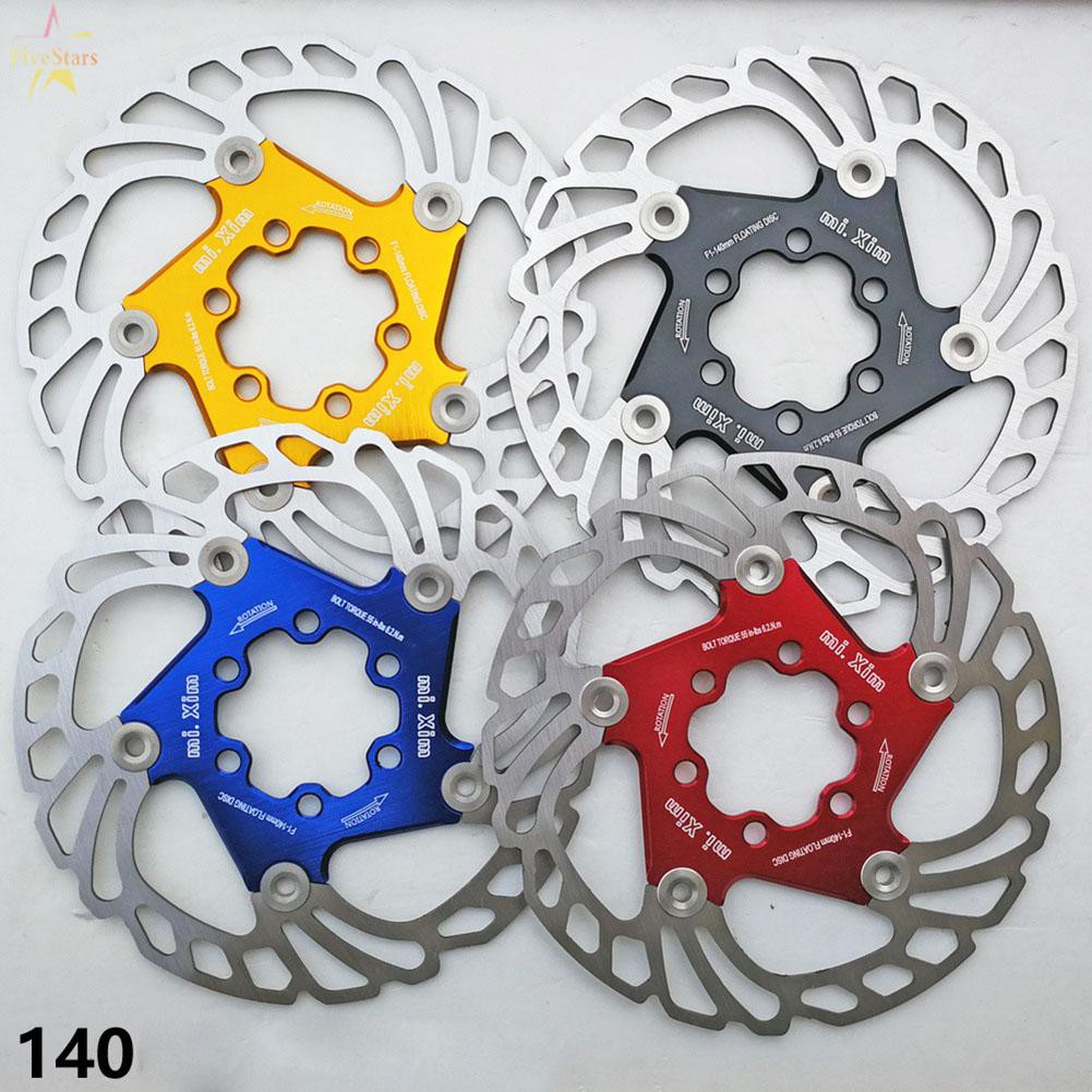 Details about / MTB Mountain Bike Bicycle Ultralight 160mm Brake Disc Floating 6 Bolt Rotors