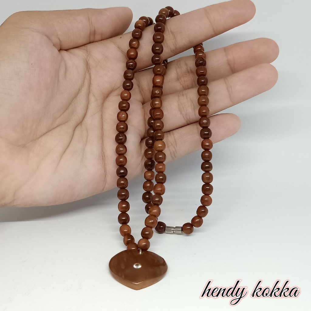 10pcs kalung kokka kaukah kokkah kaokah bulat gandul love