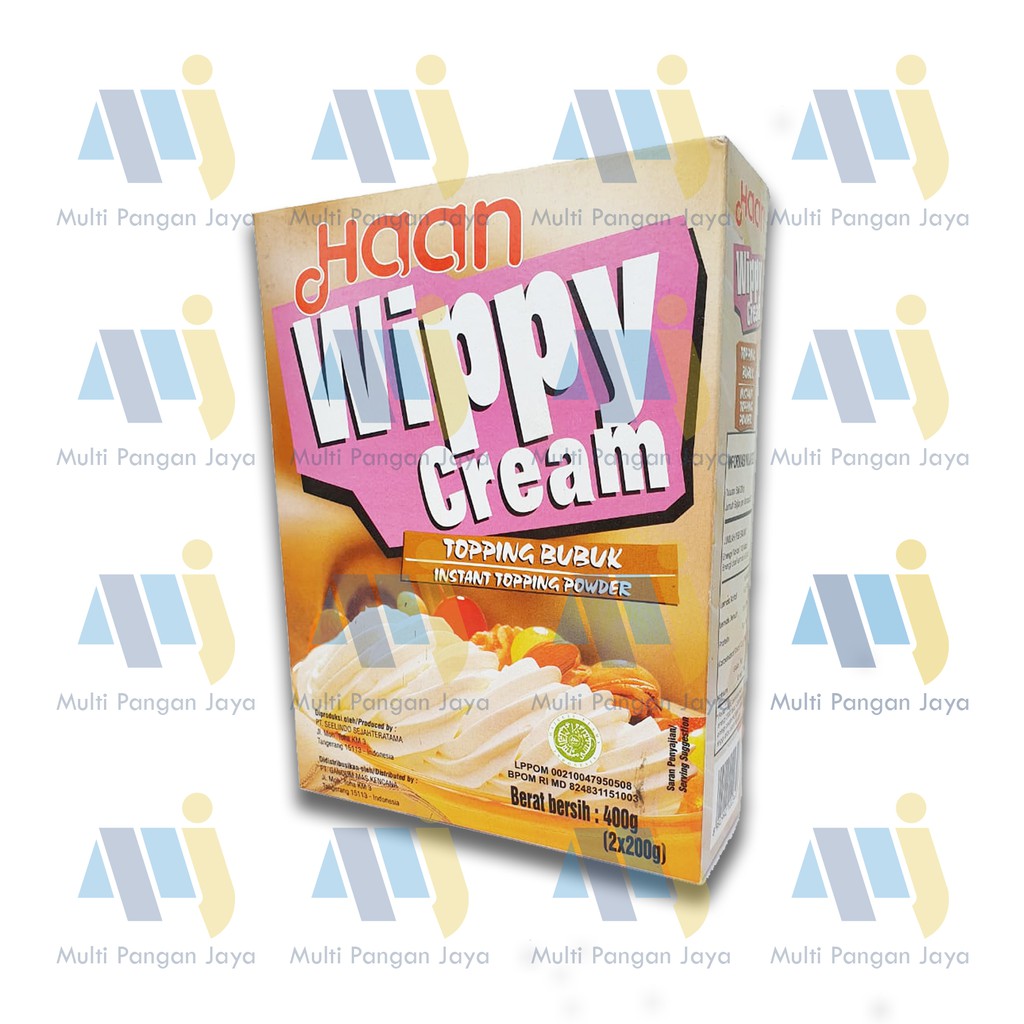 

HAAN WIPPY CREAM Topping Bubuk 400 gr