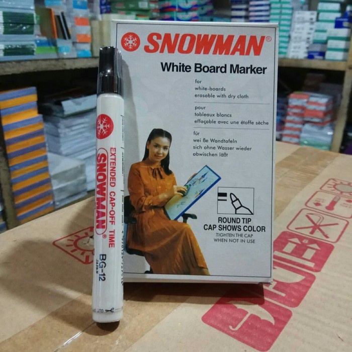 

Hari Ini Spidol Whiteboard Snowman Boardmarker Bg-12 (Papan Tulis) Diskon