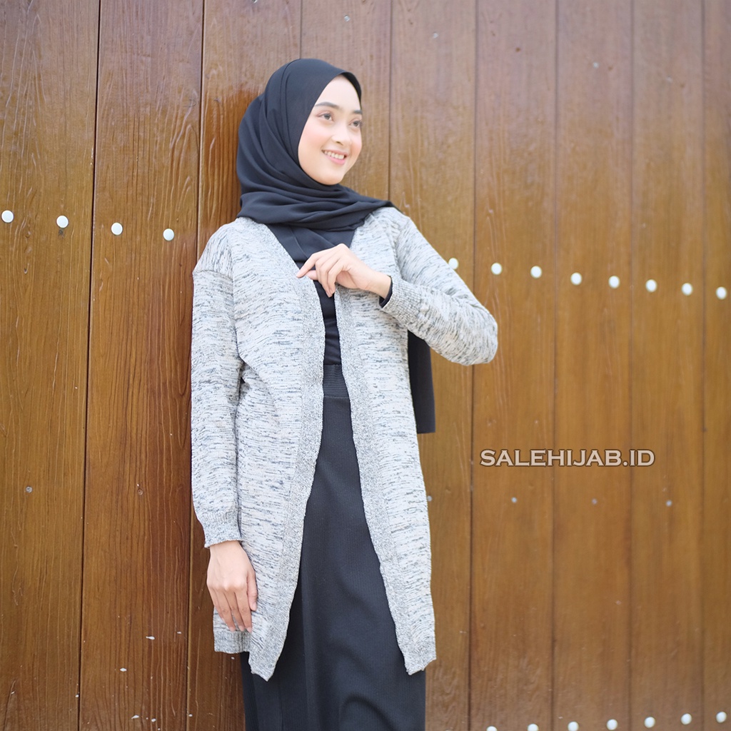 OVERSIZE CARDIGAN RAJUT TWIST PANJANG || LONG CARDI || CARDIGAN KNITWEAR TWIST PENDEK-2