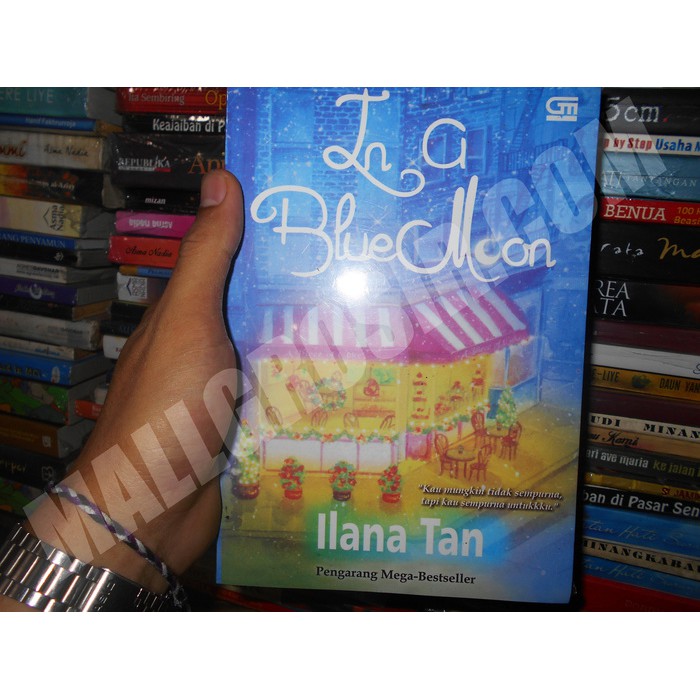 ( Buku Diskon Akhir Tahun ) Novel In a Blue Moon - Ilana Tan