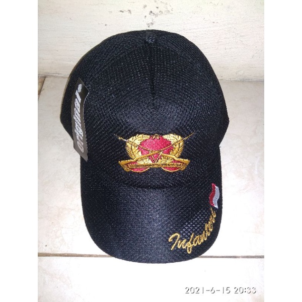 Topi pria Logo Indonesia/Baseball