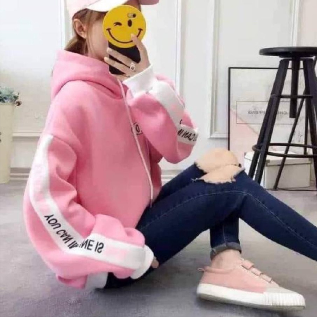 FenishaStore Sweater Hoodie Wanita  WHO EVERYTHING U CAN IMAGINE IS REAL / Sweater Hoodie Korean Style / Sweater Hoodie Terbaru / Sweater Hoodie Trendy / Jaket Wanita Modern / Sweatshirt Wanita Kekinian - Bisa Bayar Ditempat (COD