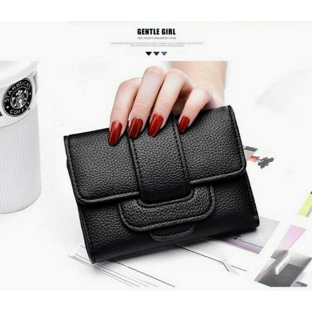 OTS 070 - Wallet / Dompet Wanita Lipat Mini fashion korea Mitha Belt