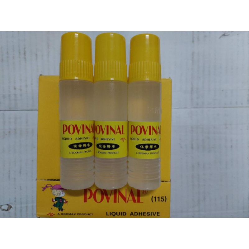 

[BOX ISI 12] LEM POVINAL 115 UKURAN 50 ML / POVINAL 50 ML