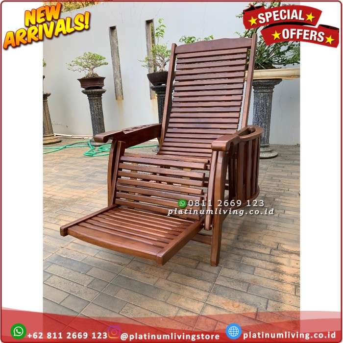 Kursi Goyang Kayu Jati Tua, Kursi Malas Goyang Jati Jepara Platinumliving Furniture Indonesia