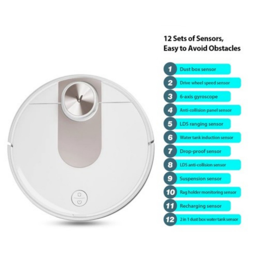 Viomi SE Smart Robot Cleaning Vacuum Cleaner - VIOMI V2 PRO UPGRADE