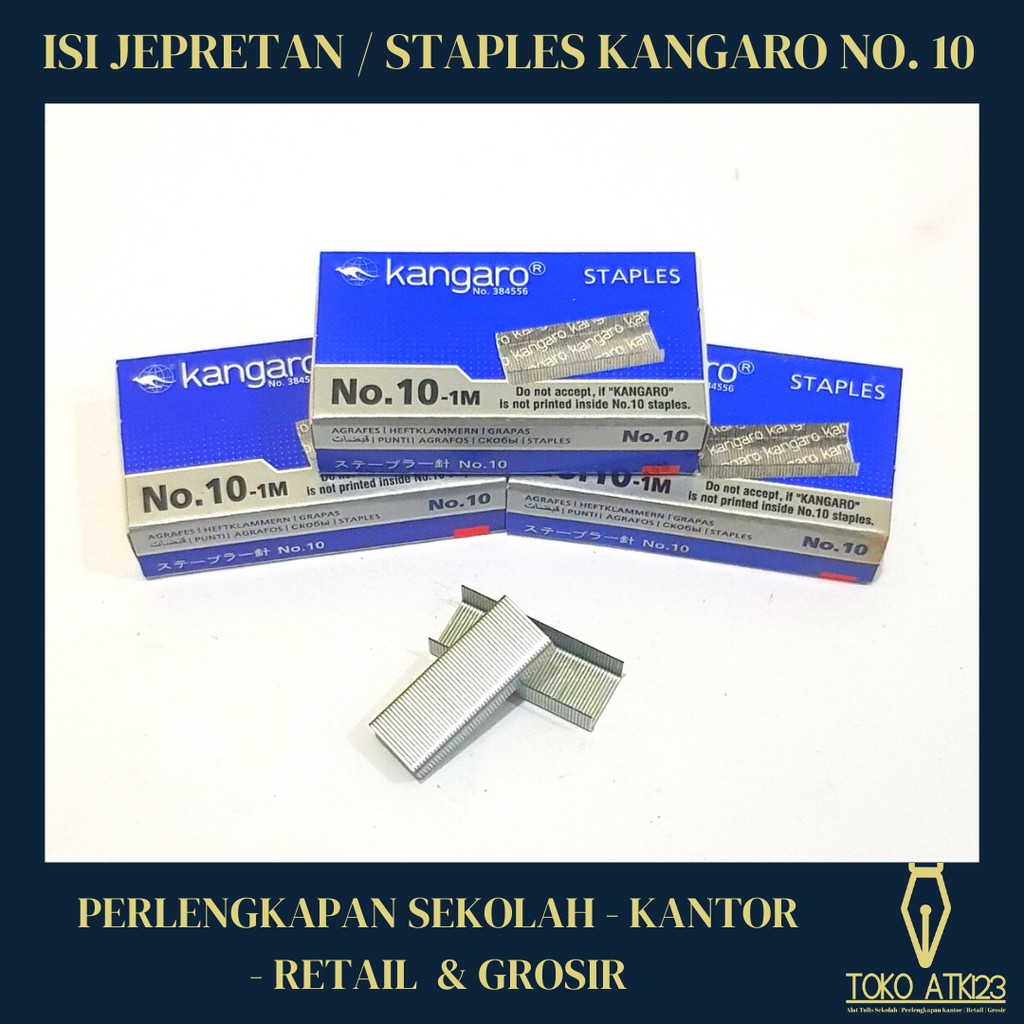 Staples / Isi Jepretan Merk Kangaro No. 10-1M