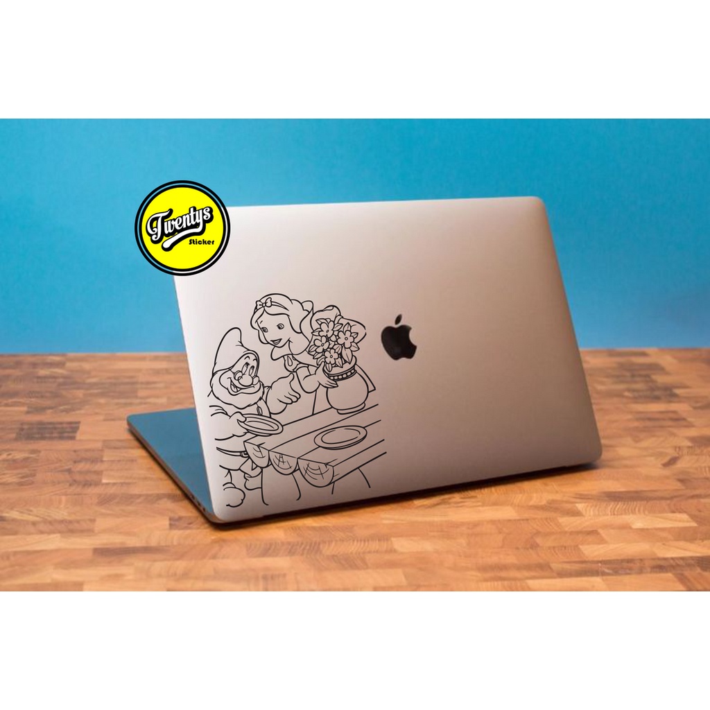 

STIKER LAPTOP STIKER SNOW WHITE 3 AKSESORIS LAPTOP CUTTING STICKER