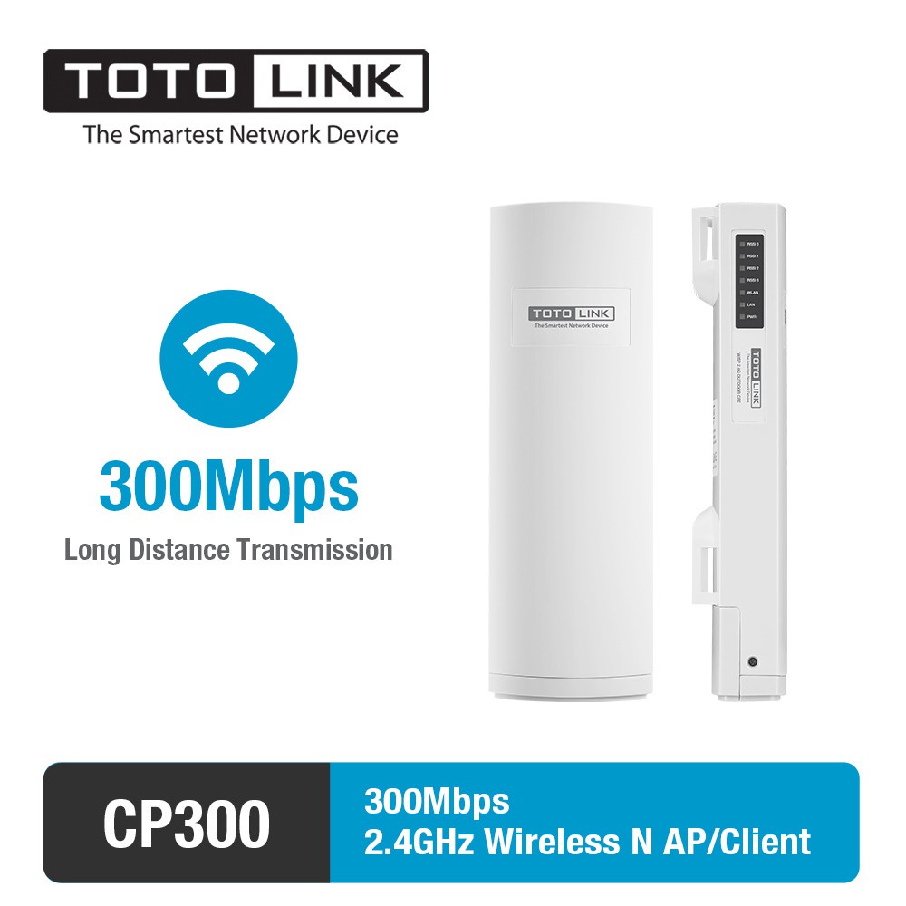 TOTOLINK CP300 Wireless Outdoor AP/Client 300Mbps Wireless N Router