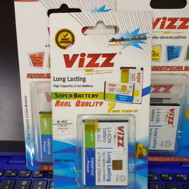 Vizz Baterai Original Vizz Evercross A7 / BL4LC Double Power Vizz
