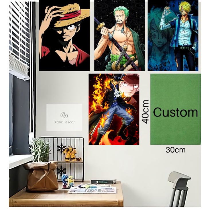 Wall decor anime ONE PIECE 30x40