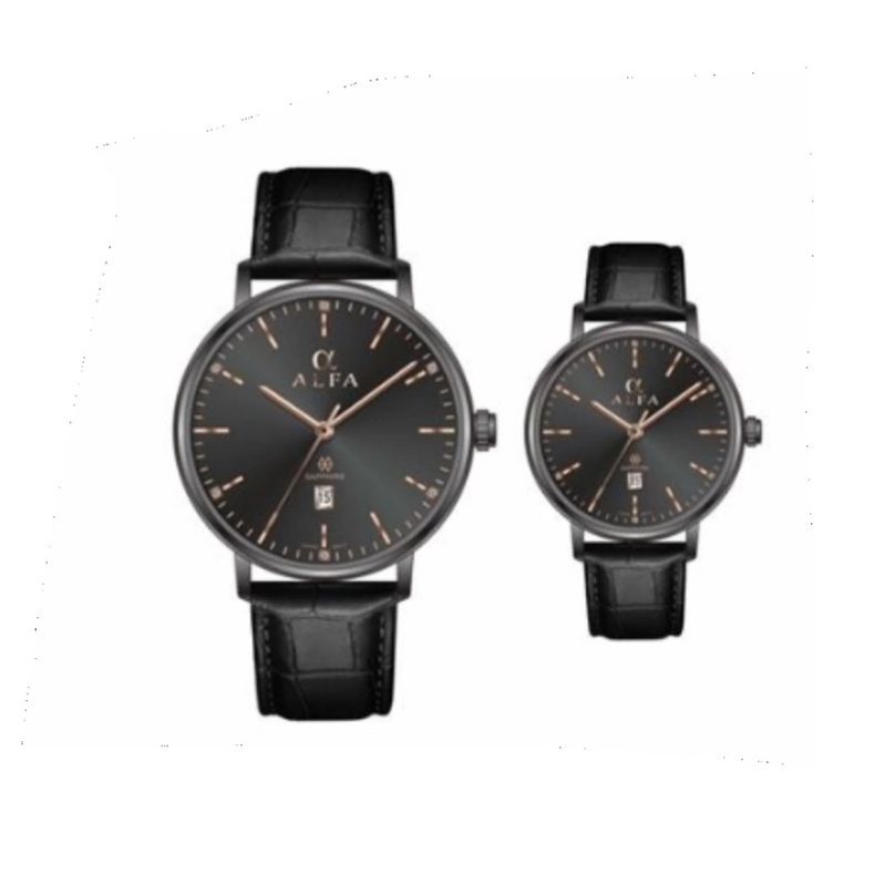 Jam Tangan Couple Alfa 55037M