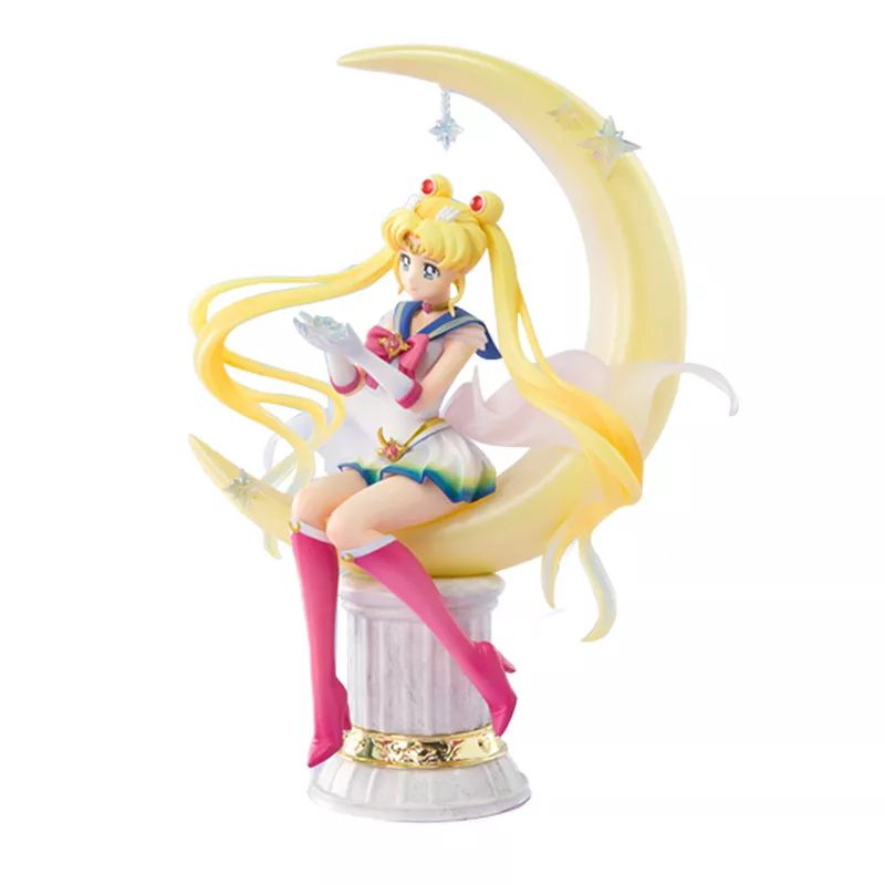 Figure Sailor Moon eternal Glitter bright Moon Legendary Silver Crystal Statu Bulan Sabit