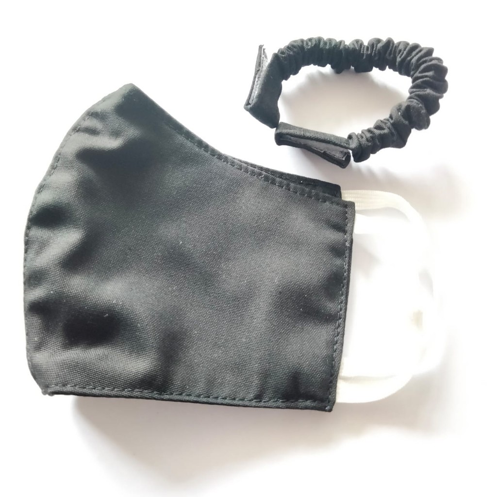 MASKER KAIN EARLOOP PLUS KONEKTOR masker kain non medis  masker 2 ply