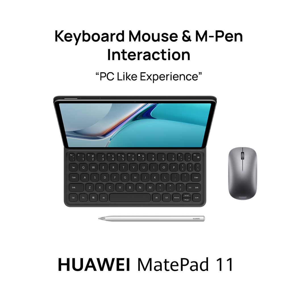 HUAWEI MatePad 11 Tablet 6/128GB Plus Keyboard 120 Hz FullView Display High Color Gamut - Garansi Resmi