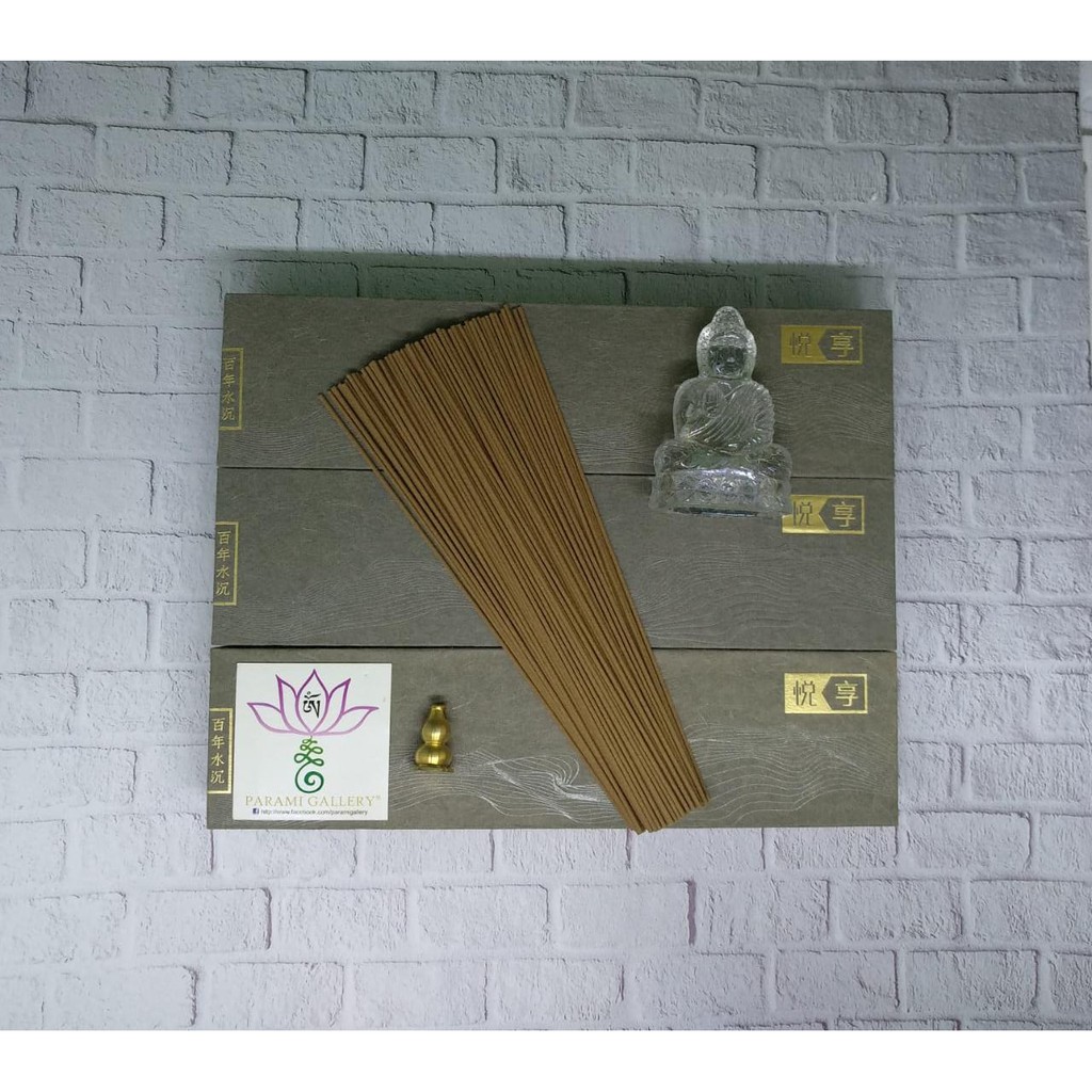 DUPA Sembayang HIO HERBAL ALAMI bai nien sui chen WOK XIANG Dupa Lidi tanpa kaki Premium