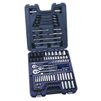 Blue Point 1/4" & 3/8" Drive Socket & Wrench Set, 100pcs BLPATSCM100