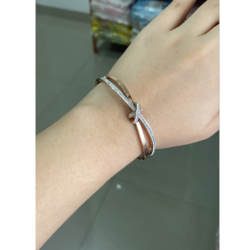 [NEW] Gelang Bracelet Wanita Titanium Korea Trend Masa Kini Cocok Hadiah Elegant GK081